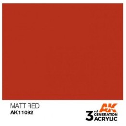 AK11092 - MATT RED – STANDARD