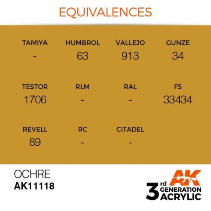 AK11118 - OCHRE – STANDARD
