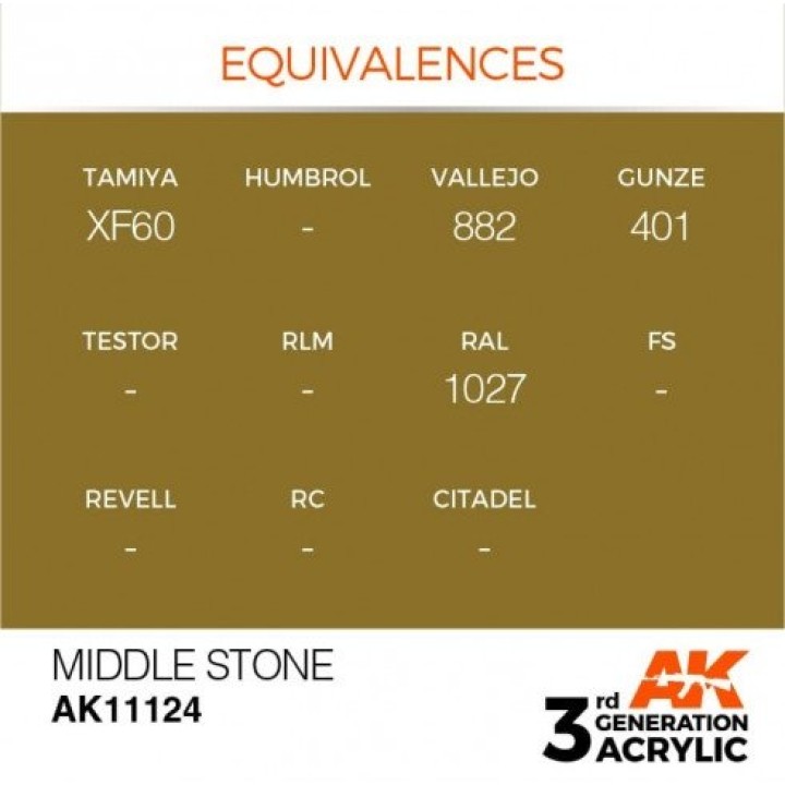 AK11124 - MIDDLE STONE – STANDARD