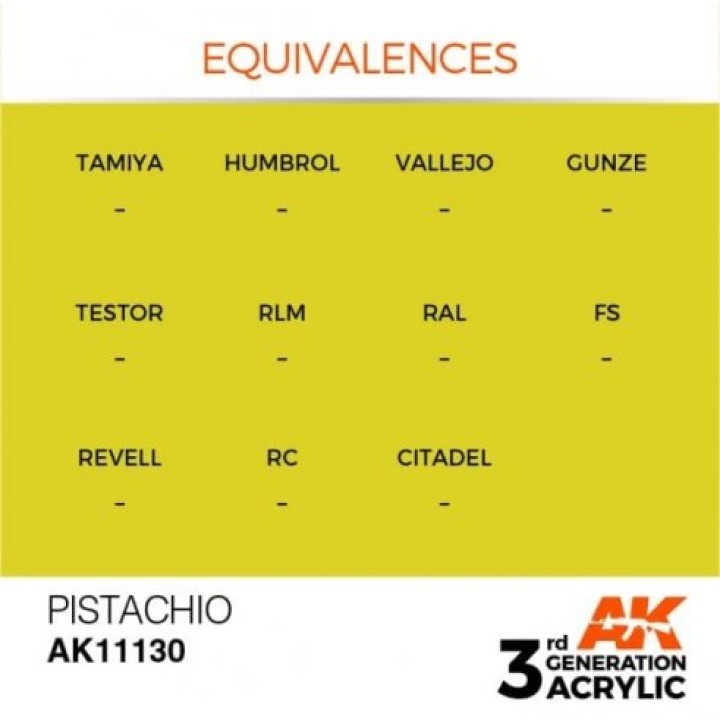 AK11130 - PISTACHIO – STANDARD