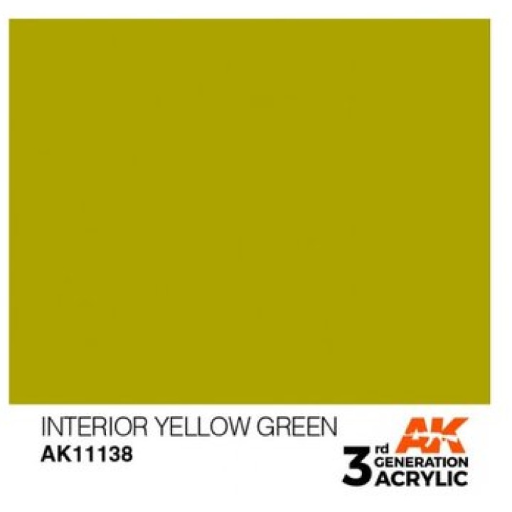 AK11138 - INTERIOR YELLOW GREEN – STANDARD