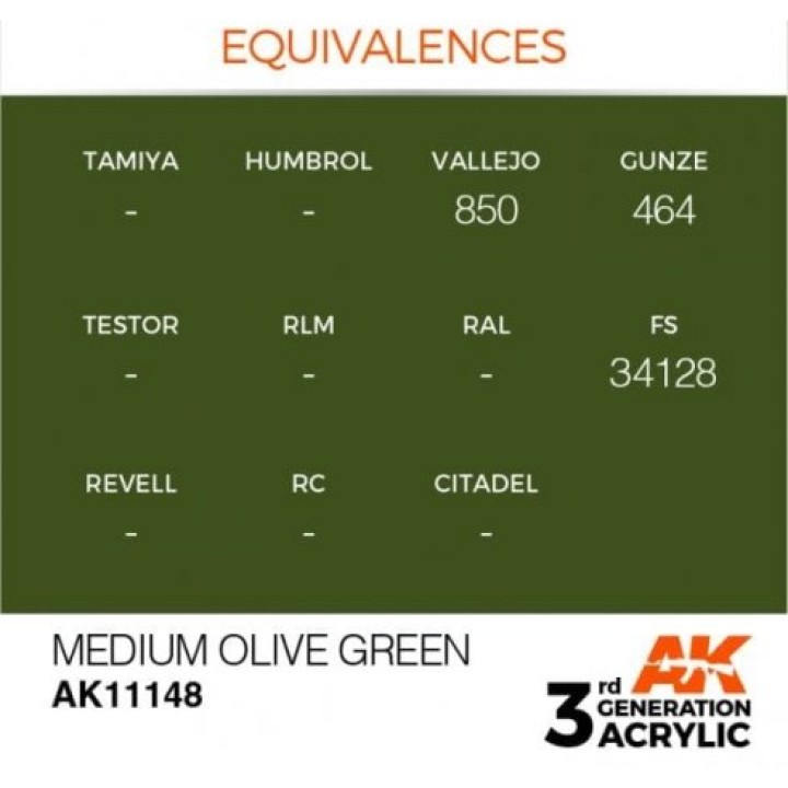 AK11148 - MEDIUM OLIVE GREEN – STANDARD