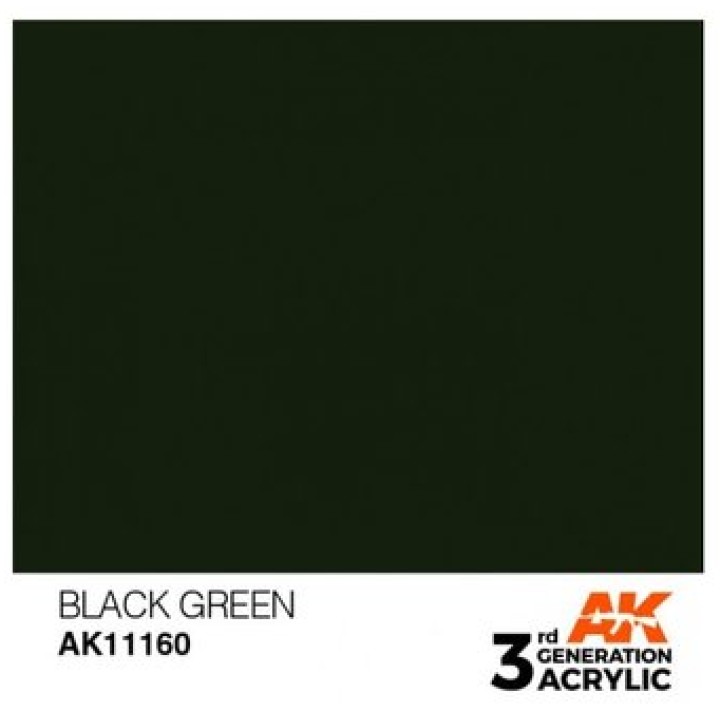 AK11160 - BLACK GREEN – STANDARD
