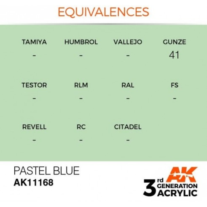 AK11168 - PASTEL BLUE – PASTEL