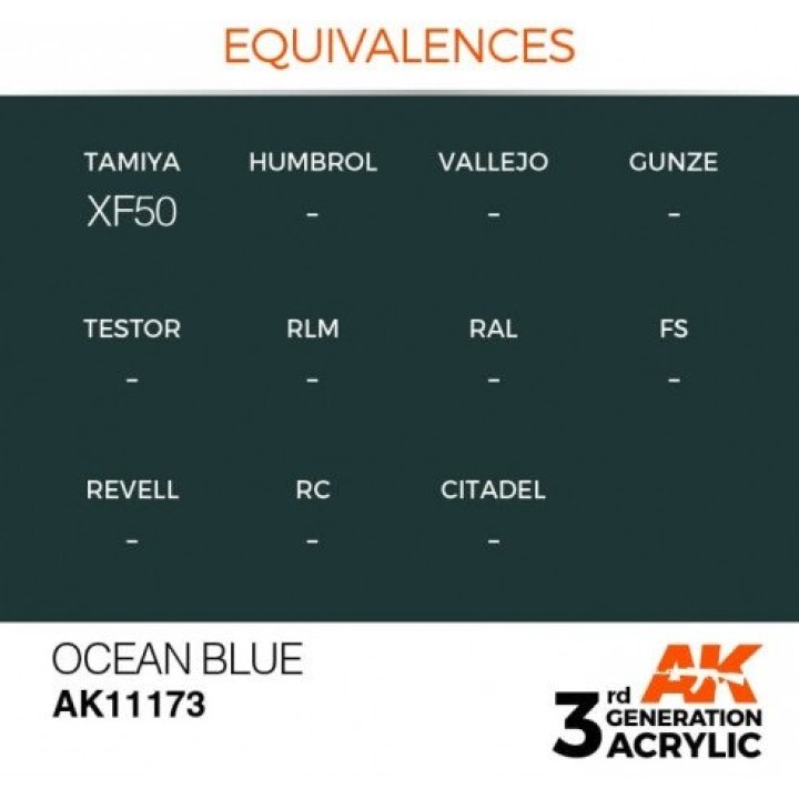 AK11173 - OCEAN BLUE – STANDARD