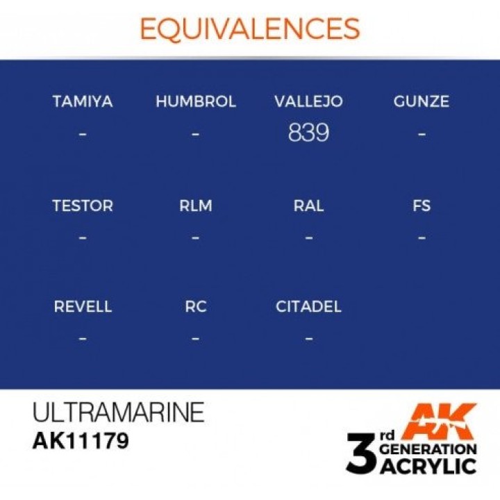 AK11179 - ULTRAMARINE – STANDARD