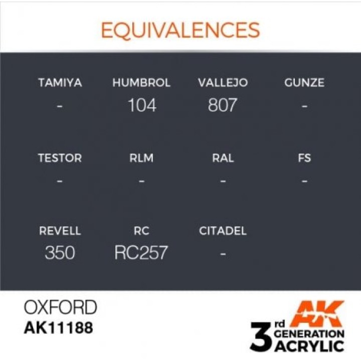 AK11188 - OXFORD – STANDARD