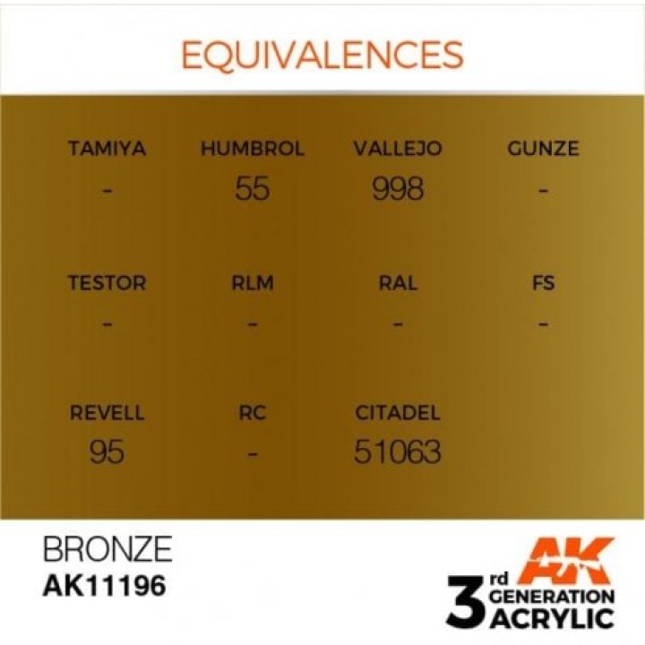 AK11196 - BRONZE – METALLIC