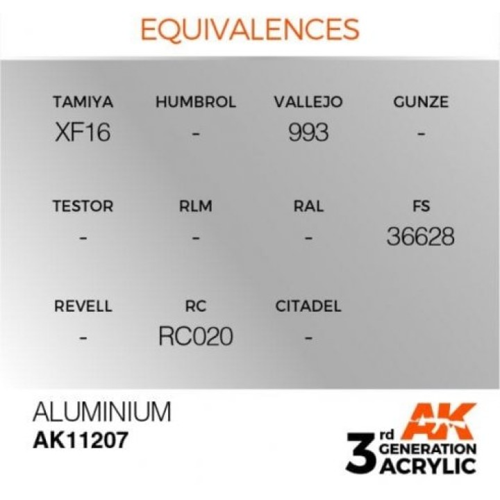AK11207 - ALUMINIUM – METALLIC