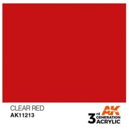 AK11213 - CLEAR RED – STANDARD