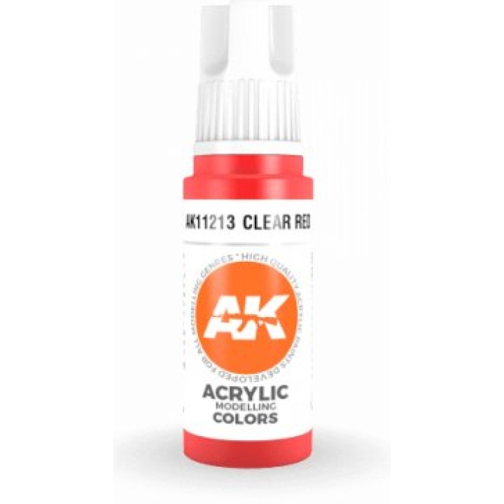 AK11213 - CLEAR RED – STANDARD