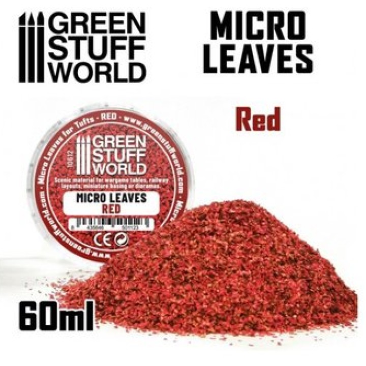 Micro feuilles - Mélange rouge | Jeux et Trolleries | Spécialiste des jeux de société, jeux de cartes et wargames