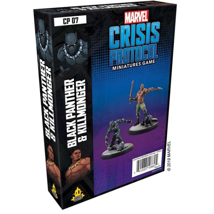 Marvel Crisis Protocol : Black Panther et Killmonger | Jeux et Trolleries | Spécialiste des jeux de société, jeux de cartes et w