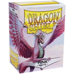 Dragon Shield - 100 sleeves - Pink Matte