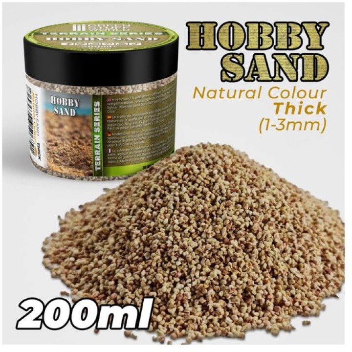 Sable de modélisation grossier 200ml - Naturel | Jeux et Trolleries | Spécialiste des jeux de société, jeux de cartes et wargame