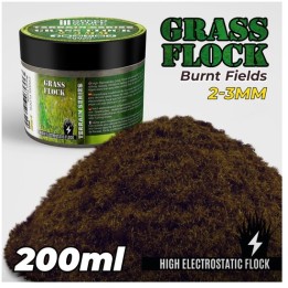 Herbe Statique 2-3mm- BURNT FIELDS - 200ml | Jeux et Trolleries | Spécialiste des jeux de société, jeux de cartes et wargames