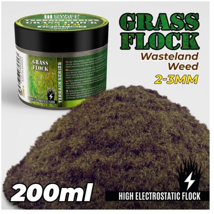 Herbe Statique 2-3mm- WASTELAND WEED - 200ml | Jeux et Trolleries | Spécialiste des jeux de société, jeux de cartes et wargames