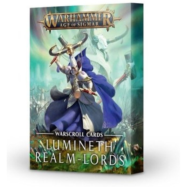 Warscroll Cards Lumineth Relm-Lords (Ancienne version) | Jeux et Trolleries | Spécialiste des jeux de société, jeux de cartes et