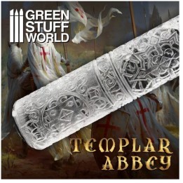 Rouleau texturé - Abbaye des Templiers | Jeux et Trolleries | Spécialiste des jeux de société, jeux de cartes et wargames