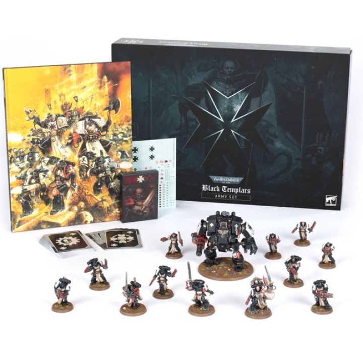 Set d'armée Black Templars | Jeux et Trolleries | Spécialiste des jeux de société, jeux de cartes et wargames