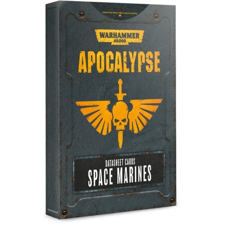 Apocalypse : Space Marines Datasheet Cards | Jeux et Trolleries | Spécialiste des jeux de société, jeux de cartes et wargames