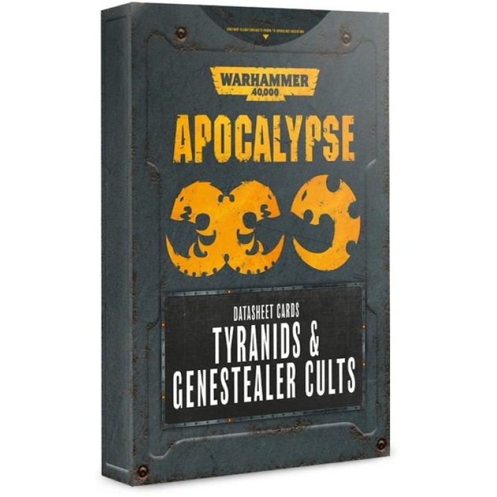 Apocalypse : Tyranids & Genestealer Cults Datasheet Cards | Jeux et Trolleries | Spécialiste des jeux de société, jeux de cartes