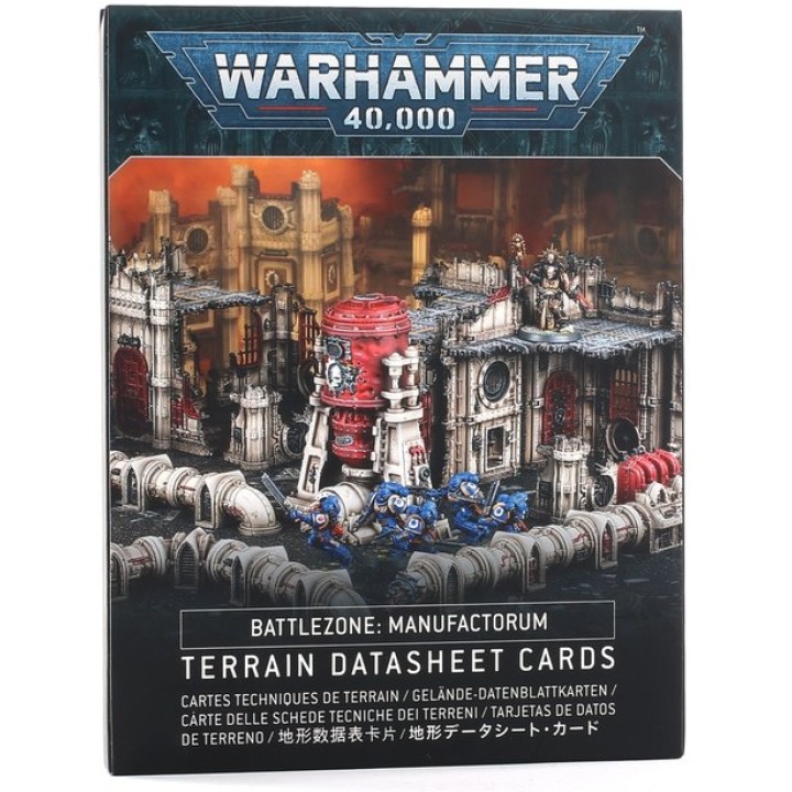 Battlezone : Manufactorum Terrain Datasheet Cards | Jeux et Trolleries | Spécialiste des jeux de société, jeux de cartes et warg