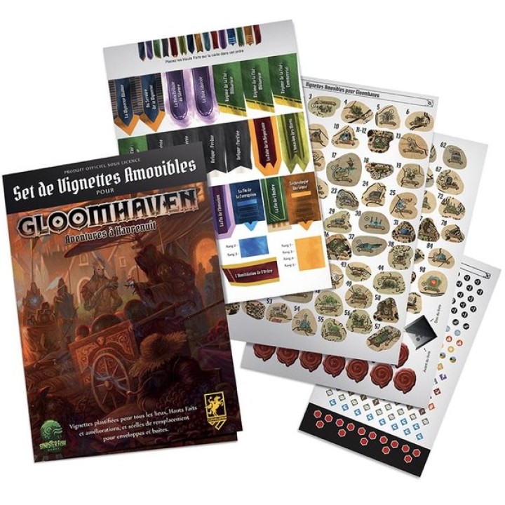 Gloomhaven - Set de vignette amovibles | Jeux et Trolleries | Spécialiste des jeux de société, jeux de cartes et wargames