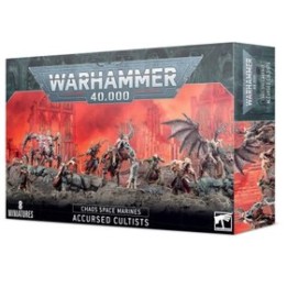 Chaos space marines - Accursed cultists | Jeux et Trolleries | Spécialiste des jeux de société, jeux de cartes et wargames