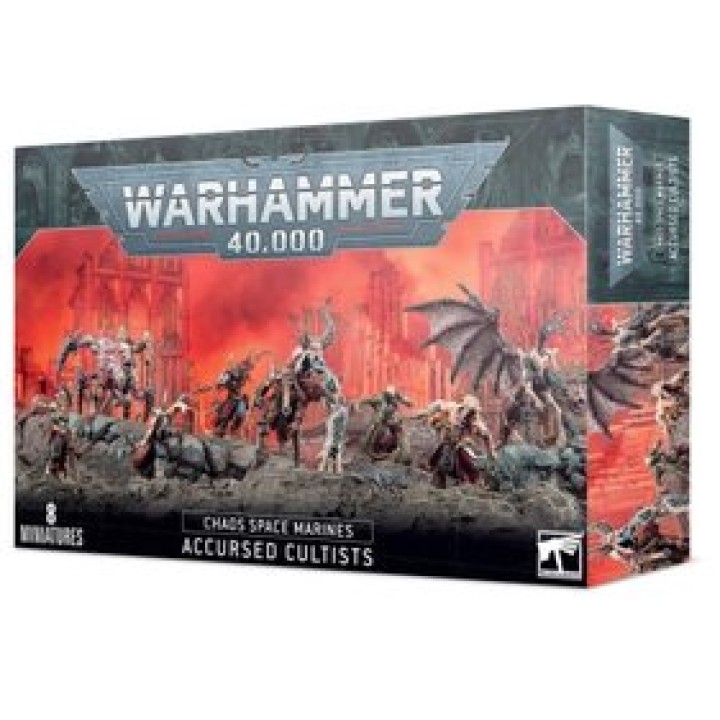 Chaos space marines - Accursed cultists | Jeux et Trolleries | Spécialiste des jeux de société, jeux de cartes et wargames