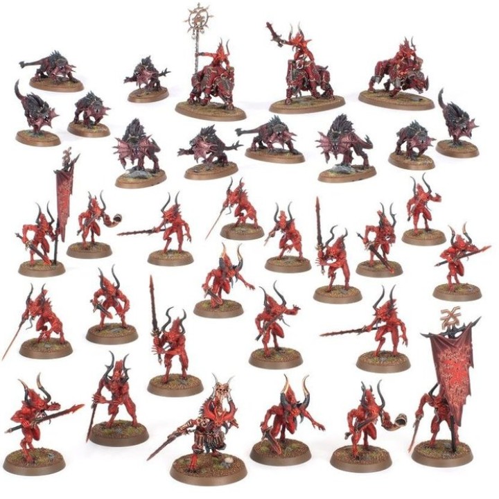 "Warhammer 40K : Patrouille Démons de Khorne | 34 Figurines pour un Ost Sanguinaire"