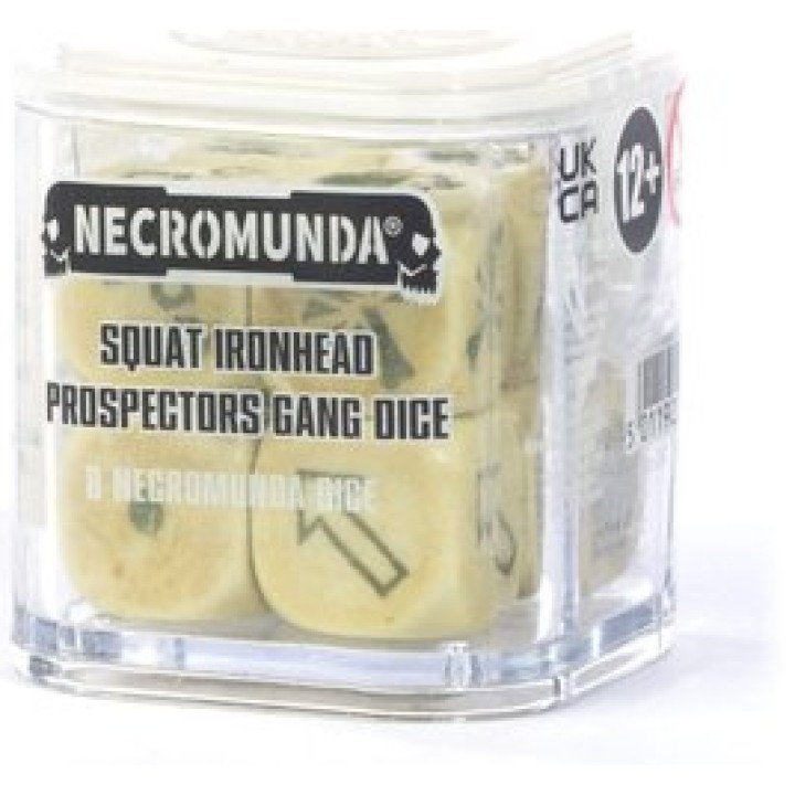 Necromunda - Squat Ironhead prospectors gang dice | Jeux et Trolleries | Spécialiste des jeux de société, jeux de cartes et warg