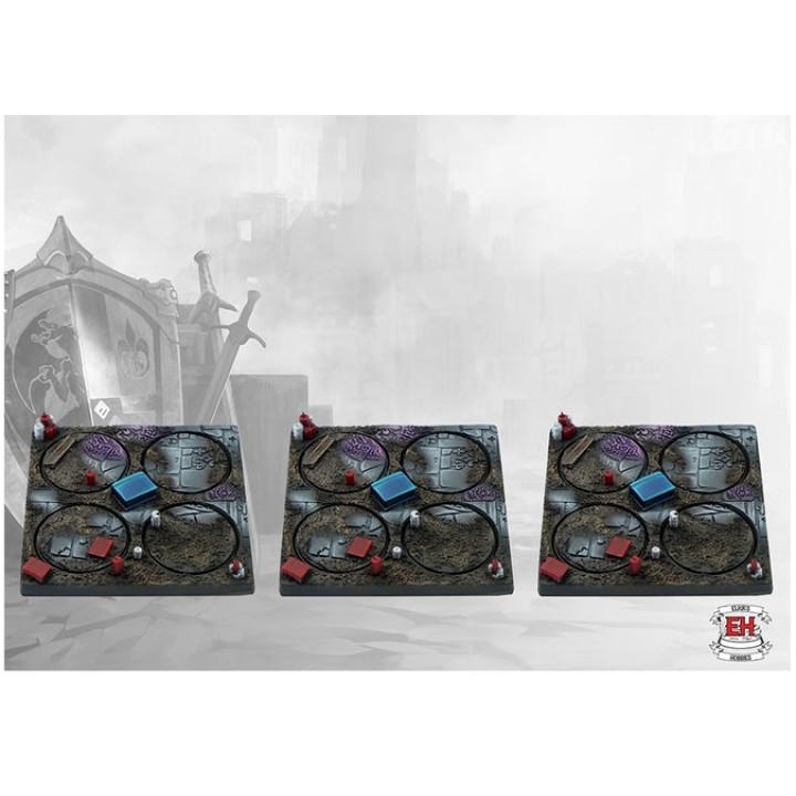 Conquest - Bases and stands - Cursed cathedral - Infantry | Jeux et Trolleries | Spécialiste des jeux de société, jeux de cartes