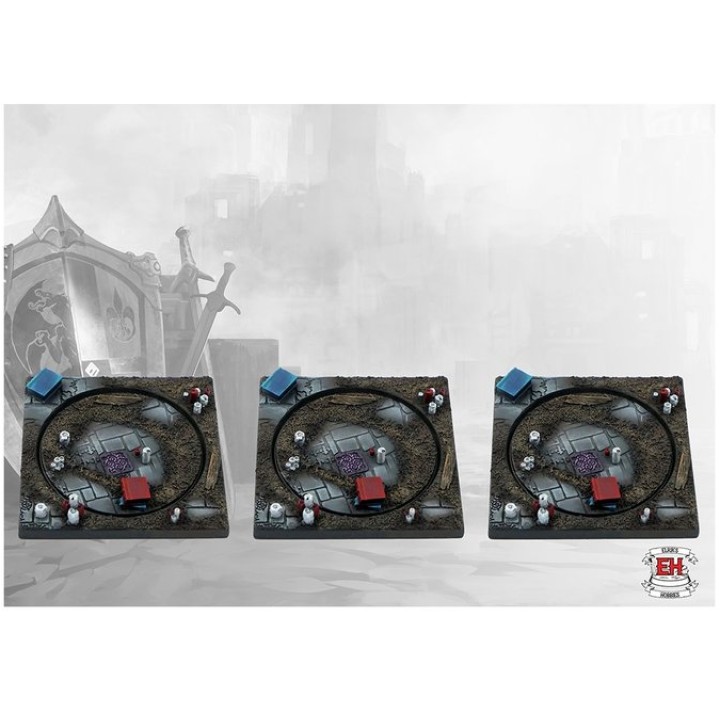 Conquest - Bases and stands - Cursed cathedral - Cavalry | Jeux et Trolleries | Spécialiste des jeux de société, jeux de cartes 