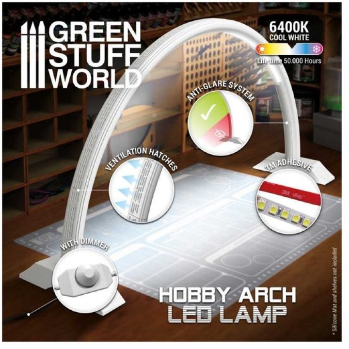 Hobby arch - LED Lamp - Faded white | Jeux et Trolleries | Spécialiste des jeux de société, jeux de cartes et wargames