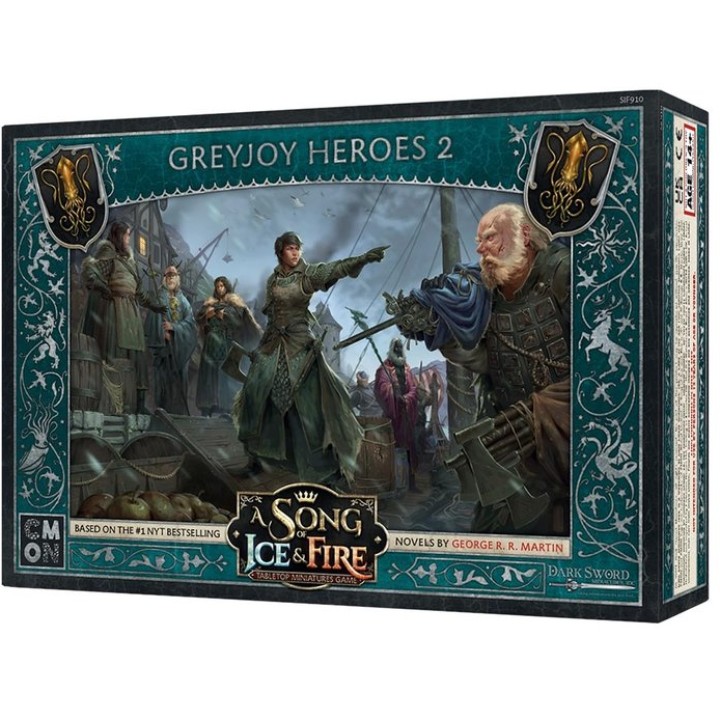 A song of ice and fire - Greyjoy heroes 2 | Jeux et Trolleries | Spécialiste des jeux de société, jeux de cartes et wargames
