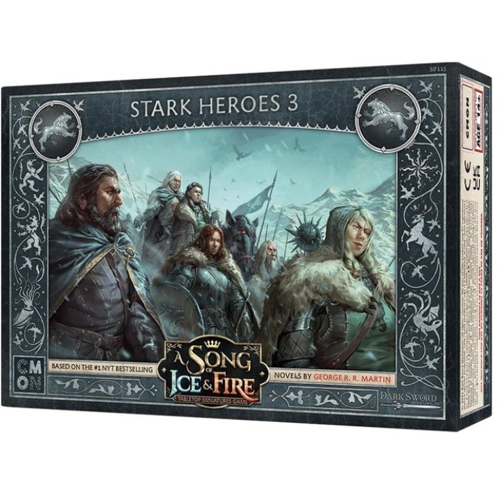 A song of ice and fire - Stark heroes 3 | Jeux et Trolleries | Spécialiste des jeux de société, jeux de cartes et wargames