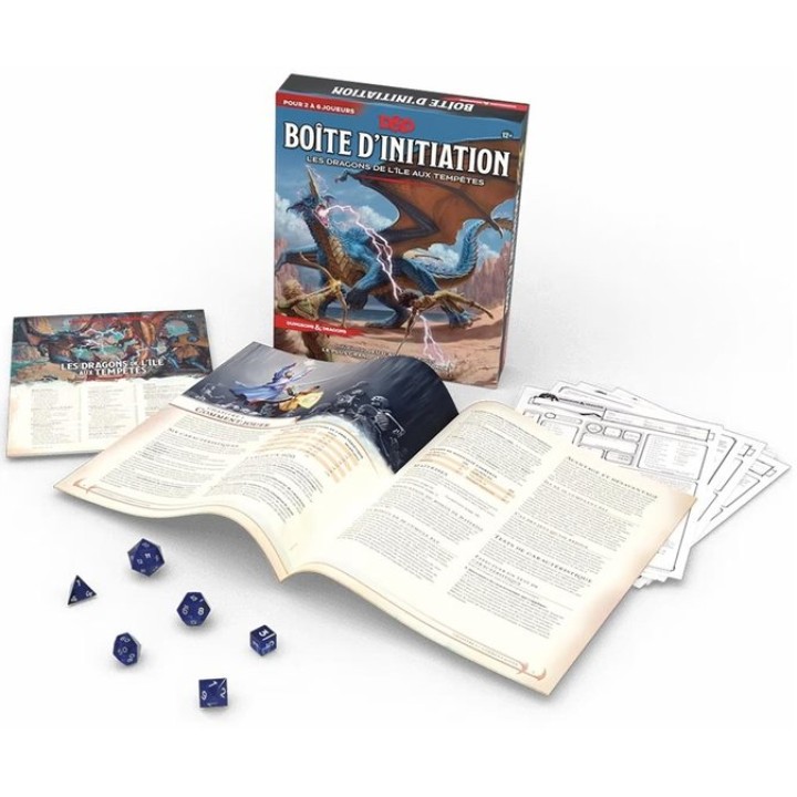 Donjons et Dragons 5 - Boite d'initiation - Les dragons de l'ile aux tempetes | Jeux et Trolleries | Spécialiste des jeux de soc
