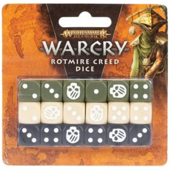 Warcry - Rotmire creed dice | Jeux et Trolleries | Spécialiste des jeux de société, jeux de cartes et wargames