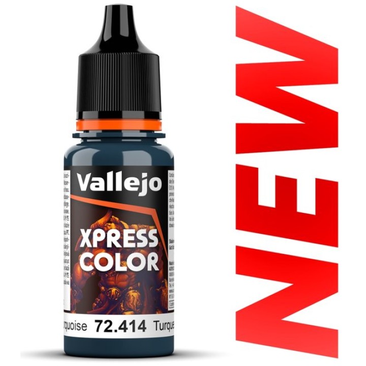 Vallejo - Xpress color - Carribean turquoise | Jeux et Trolleries | Spécialiste des jeux de société, jeux de cartes et wargames