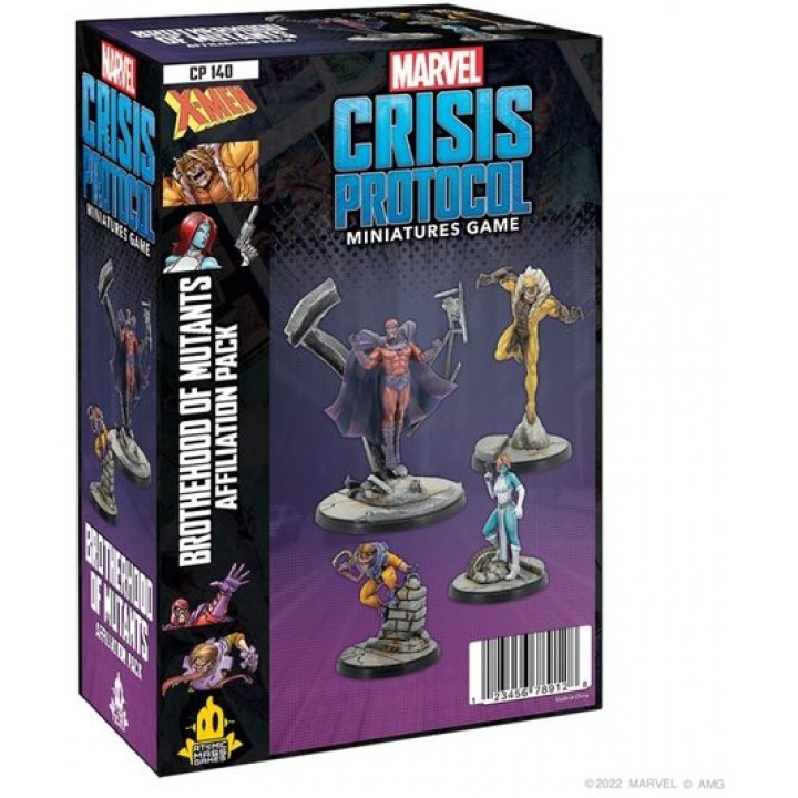 Marvel crisis protocol - Brotherhood of mutants Affiliation pack | Jeux et Trolleries | Spécialiste des jeux de société, jeux de