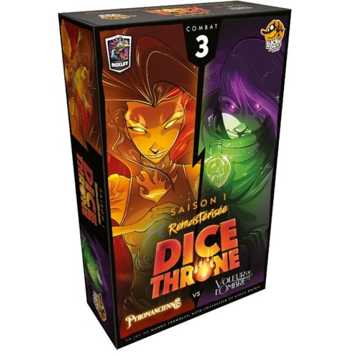 Dice throne - Saison 1 - Pyromancienne vs Voleur de l'ombre | Jeux et Trolleries | Spécialiste des jeux de société, jeux de cart