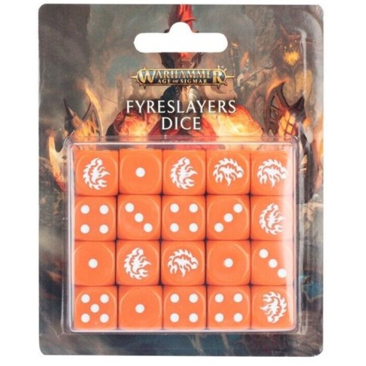 Set de dés Fyreslayers | Jeux et Trolleries | Spécialiste des jeux de société, jeux de cartes et wargames