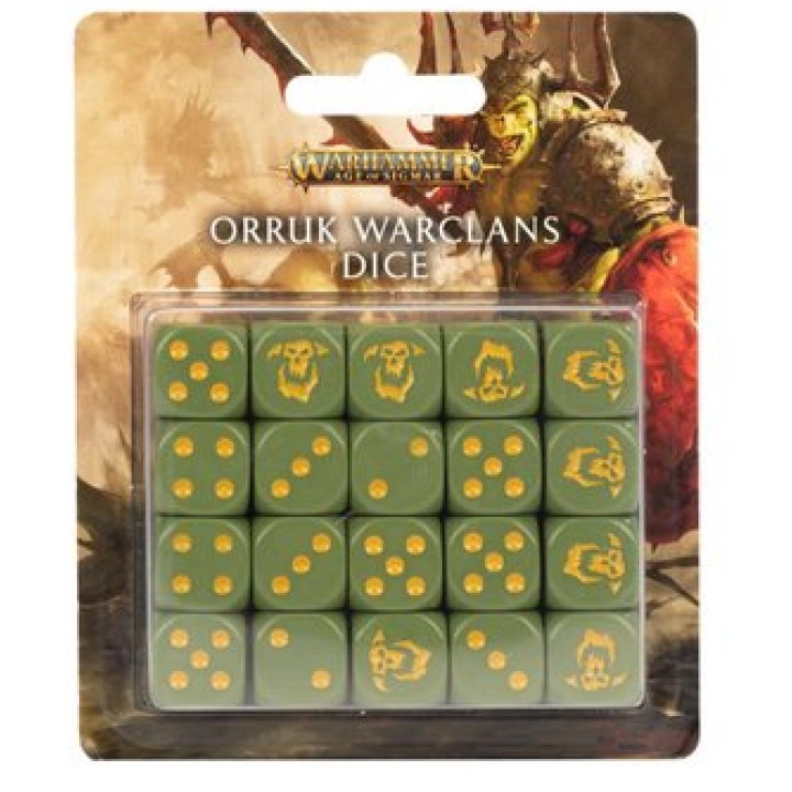 Set de dés Orruk Warclans | Jeux et Trolleries | Spécialiste des jeux de société, jeux de cartes et wargames