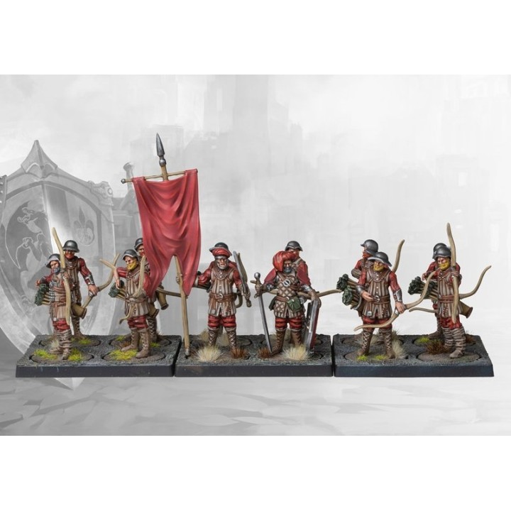 Hundred Kingdoms - Militia bowmen | Jeux et Trolleries | Spécialiste des jeux de société, jeux de cartes et wargames
