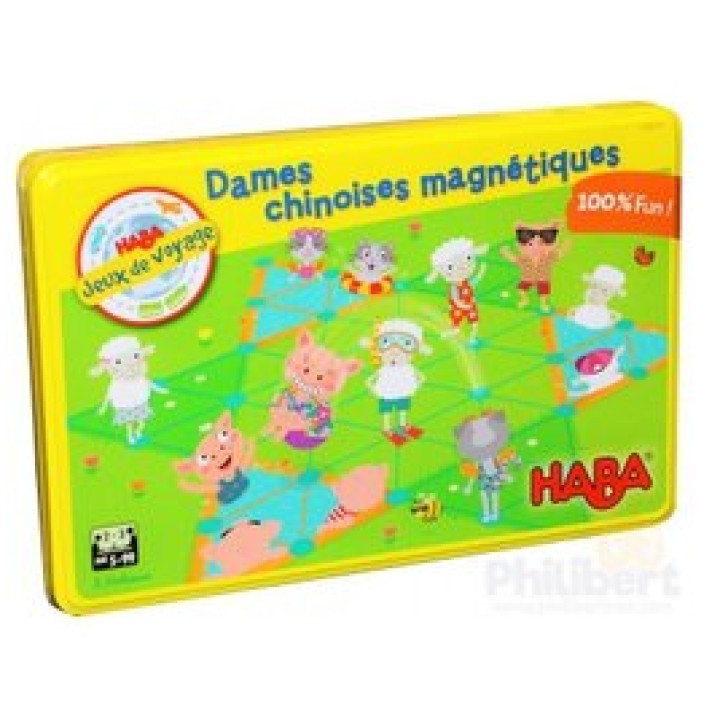 Jeu de voyage-Dames Chinoises -Magnétique