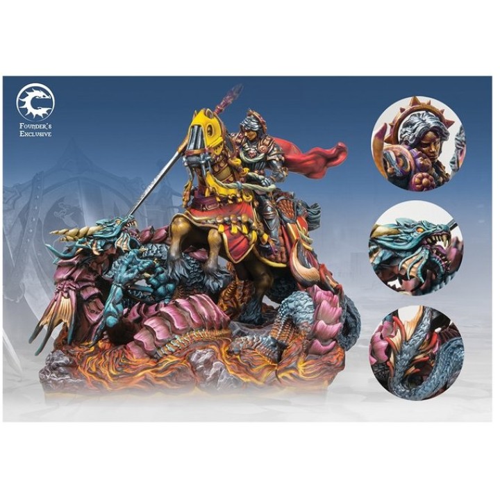 Hundred Kingdoms: Founder's Exclusive St. George And The Dragon | Jeux et Trolleries | Spécialiste des jeux de société, jeux de 