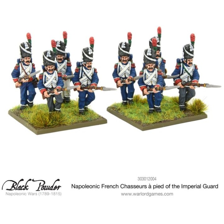 Napoleonic French Chasseurs a Pied of the Imperial Guard | Jeux et Trolleries | Spécialiste des jeux de société, jeux de cartes 