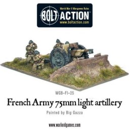 French Army 75mm Light Artillery | Jeux et Trolleries | Spécialiste des jeux de société, jeux de cartes et wargames