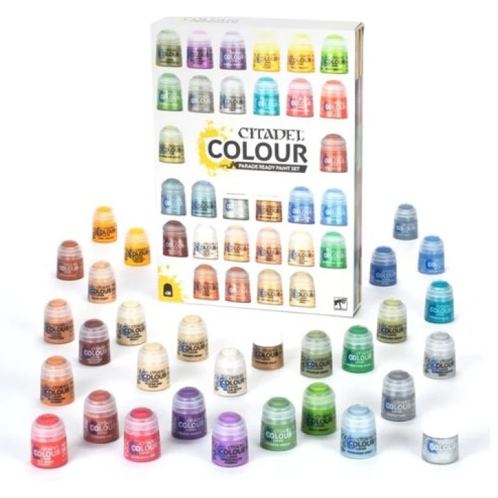 CITADEL COLOUR PARADE READY PAINT SET | Jeux et Trolleries | Spécialiste des jeux de société, jeux de cartes et wargames
